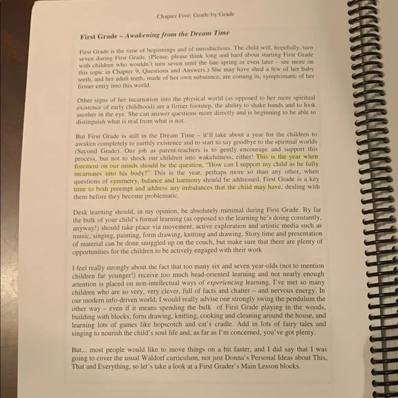 The Christopherus Waldorf Curriculum Overview Book - Picture 5 of 5